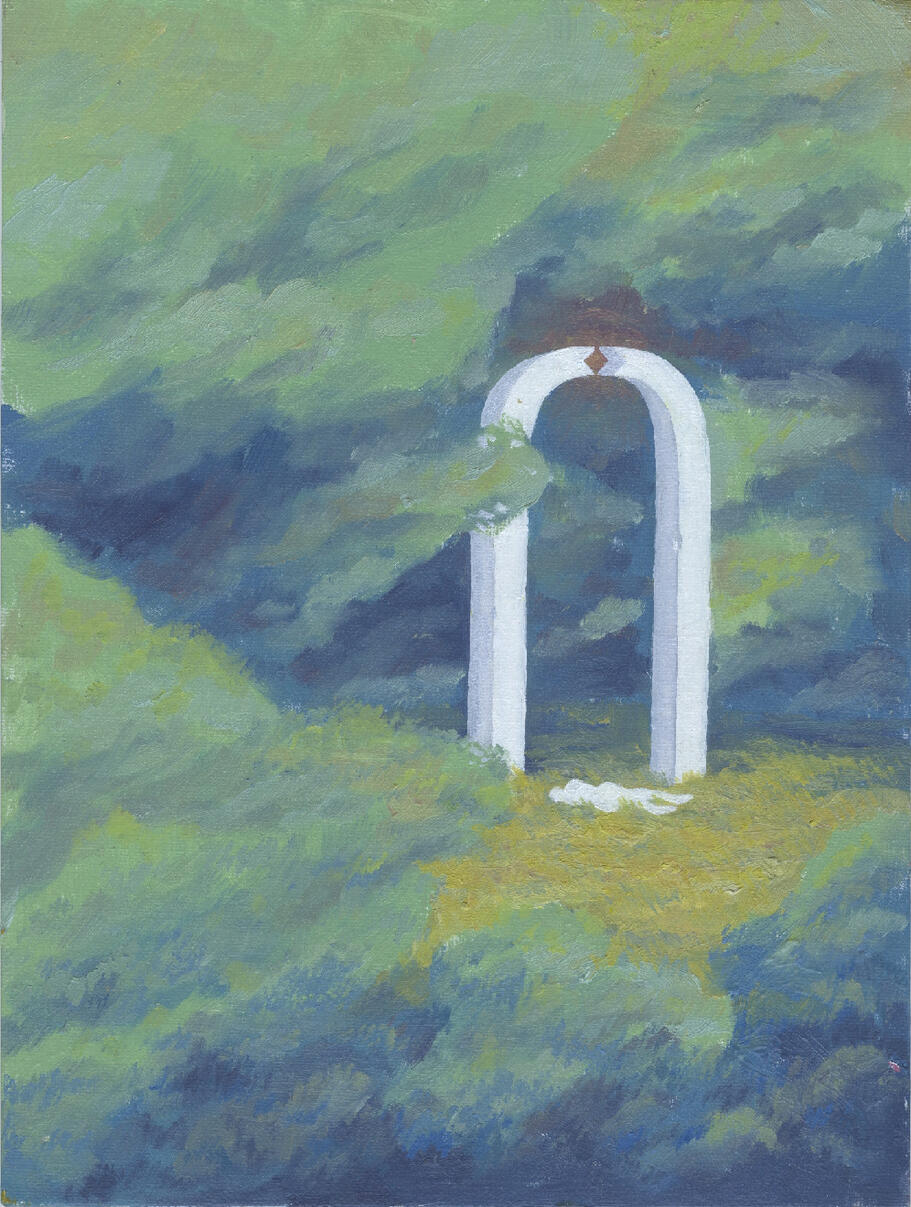 ex-places I [2023, oil on canvas]