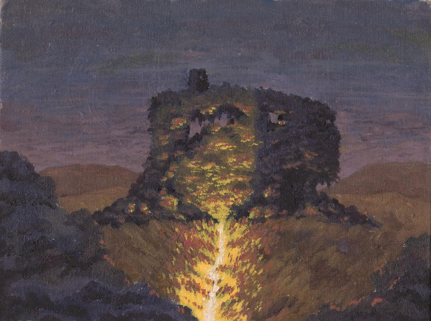 ex-places IV [2023, oil on canvas]